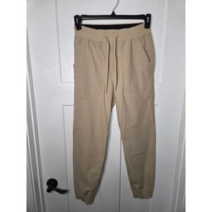 Lululemon ABC Jogger Pants Men's Khaki Tan Slim Fit Drawstring Size S